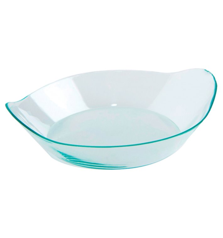 Wiederverwendbare Servierschüssel aus Plastik Gewellt Flach "Water Green" 36ml (12 Stück) Wiederverwendbare Servierschüssel aus Plastik Gewellt Flach "Water Green" 36ml (12 Stück)