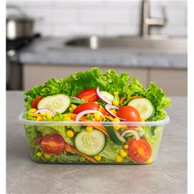 Behälter Rechteckig aus PP Transparent 750ml 17,4x11,6x5,5cm (500 Stück)