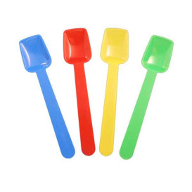 Kleiner Eislöffel aus Plastik flach 90mm (1.000 Stück)
