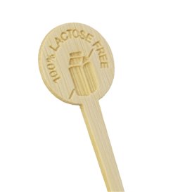 Bambus-Markierungsstab Lactose Free 10cm (50 Stück)