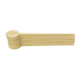 Bambus-Markierungsstab Lactose Free 10cm (50 Stück)