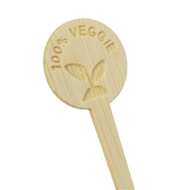 Bambus-Markierstift Veggie 10cm (50 Stück)