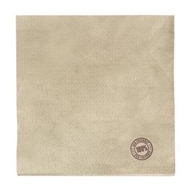 Bio Papierservietten Geprägte 30x30cm 1-lagige (100 Stück)