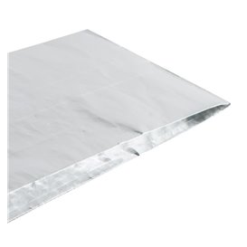 Papiertüten d'Aluminium Sulfurisé Argenté 31,5+5x10,3cm (200 Uds)