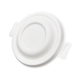 Deckel aus Zuckerrohr Weiß für Schüssel 175 und 235ml (600 Stück)