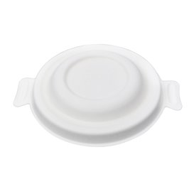 Deckel aus Zuckerrohr Weiß für Schüssel 175 und 235ml (600 Stück)