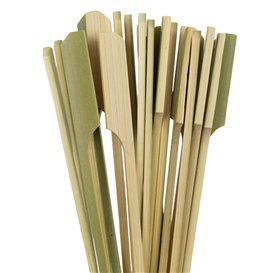 Natürliche Fingerfood-Spieße aus Bambus "Golf" 18cm in einer Schachtel (1.200 Stück)