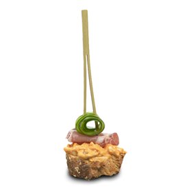 Bambus-Doppelspieß 15 cm (100 Stück)