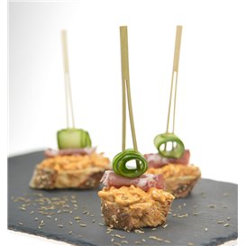 Bambus-Doppelspieß 15 cm (100 Stück)