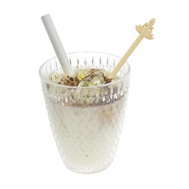Getränkrührer aus Bambus „Bouddha 1“ 14cm (50 Stück)