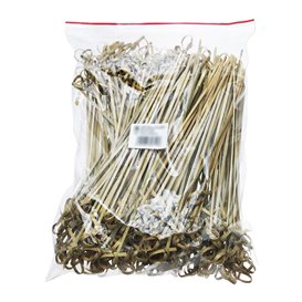 Natürliche Fingerfood-Spieße aus Bambus "Knoten" 7cm (5.000 Stück)