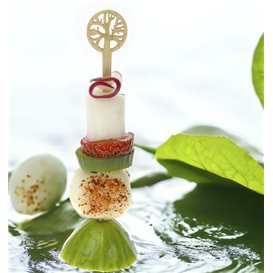 Bambusspieß Baum des Lebens 12cm (50 Stück)