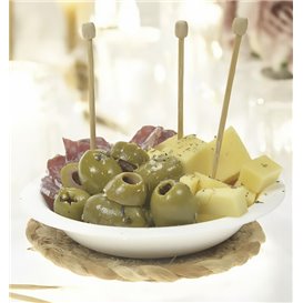 Bambus Spieß Perle 7cm (100 Stück)