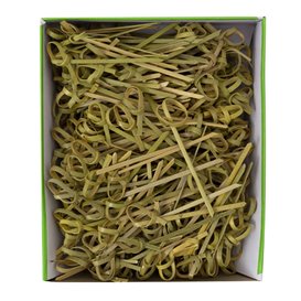 Natürliche Fingerfood-Spieße aus Bambus "Knoten" 10cm (250 Stück)