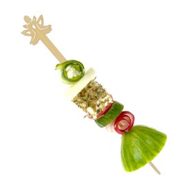 Bambusspieß „Bouddha 2“ 12cm (600 Stück)