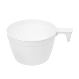 Mehrweger Becher Cup Weiß PP 90ml (50 Stück)