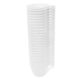 Mehrweger Becher Cup Weiß PP 90ml (50 Stück)