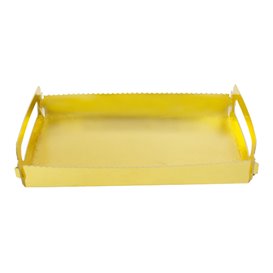 Papptablett Rechteckig Gold Griffen 12x19 cm (100 Stück)
