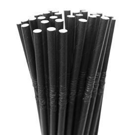 Trinkhalme aus Paper Starr Flexibel Ø6mm 230mm (3.000 Stück)