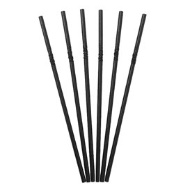 Trinkhalme aus Paper Starr Flexibel Ø6mm 230mm (3.000 Stück)