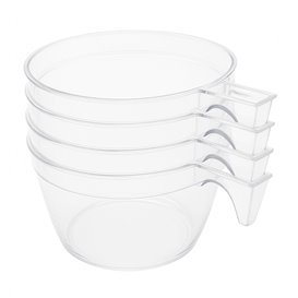 Mehrweger Becher PS Transparent 90ml (900 Stück)