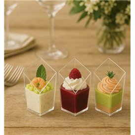 Diamant-Probierbecher PS Transparent 60ml (200 Utés)