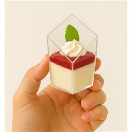 Diamant-Probierbecher PS Transparent 60ml (200 Utés)