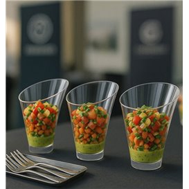 Großes Fingerfood-Schalen Rund PS Transparent 195ml (10 Stück)