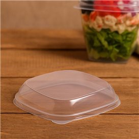 Deckel für Fingerfood-Becher PS Transparent 7,5x7,5cm (2.000 Stück)