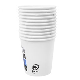 Bio Kaffeebecher To Go weiß 4Oz/120ml Ø6,2cm (80 Stück)