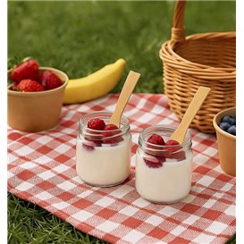 Bambus-Löffel für Eis 9cm (100 Stück)