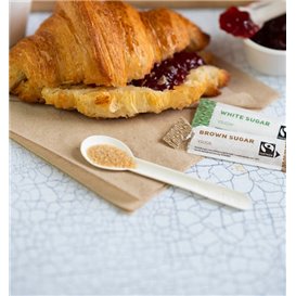 Kaffeelöffel aus Papier Weiß 11,5cm (50 Stück)