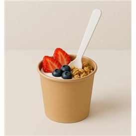 Kaffeelöffel aus Papier Weiß 11,5cm (50 Stück)
