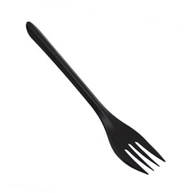 Mehrweg-Gabel aus PP Schwarz 17,5cm (50 Stück)