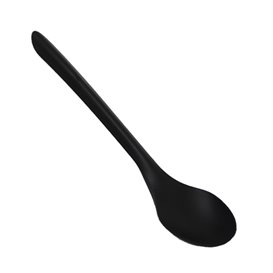 Mehrweg-Kaffeelöffel aus PP Schwarz 12,4cm (50 Stück)