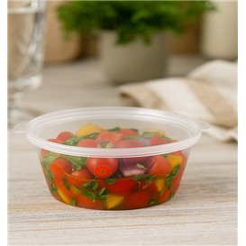 Saucenbecher mit Klappdeckel aus PP Transparent 6OZ/180ml (1.000 Stück)