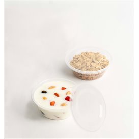 Saucenbecher mit Klappdeckel aus PP Transparent 6OZ/180ml (1.000 Stück)