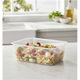 Schale Rechteckig aus PP Transparent 750ml 17,4x11,6x5,5cm (500 Stück)