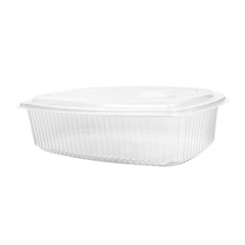Verpackungsbecher mit Klappdeckel Hoch PP 1500ml (25 Stück)