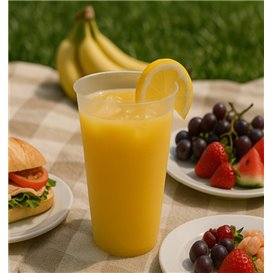 PP-Cocktailbecher Wiederverwendbar Unzerbrechlich Transparenter 470ml (15 Stück)