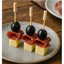Fingerfood Spieße Zylinder 7cm (100 Stück)