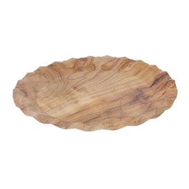 Pappteller Kraft “Flower” Ø18cm 225g/m² (50 Stück)