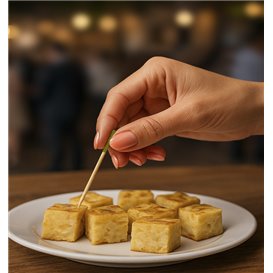 Fingerfood Spieße Gold Spitze 7cm (3.600 Stück)