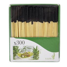 Fingerfood Spieße Schwarze Spitze 7cm (300 Stück)