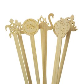 Bambus Lebensbaum Getränkrührer 18cm (600 Stück)