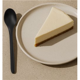 Mehrweg-Kaffeelöffel aus PP Schwarz 12,4cm (1.000 Stück)
