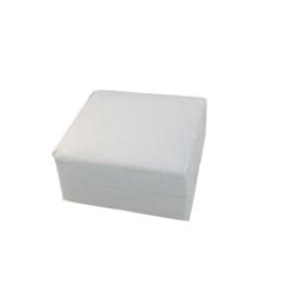 Papierservietten 30x30cm 1-lagige Weiß (100 Stück)