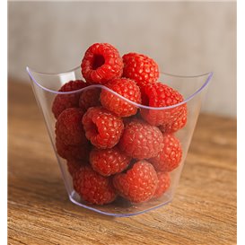 Fingerfood Schalen Quadrat PS 57ml 5,8x5,4x5cm (25 Stück)