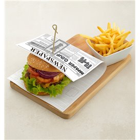 Fettdichtes Einwickelpapier Times 20x24,5cm (1.000 Stück)
