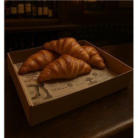 Wachspapier fettdicht für Burger Times Kraft 31x38cm (4.000 Stück)